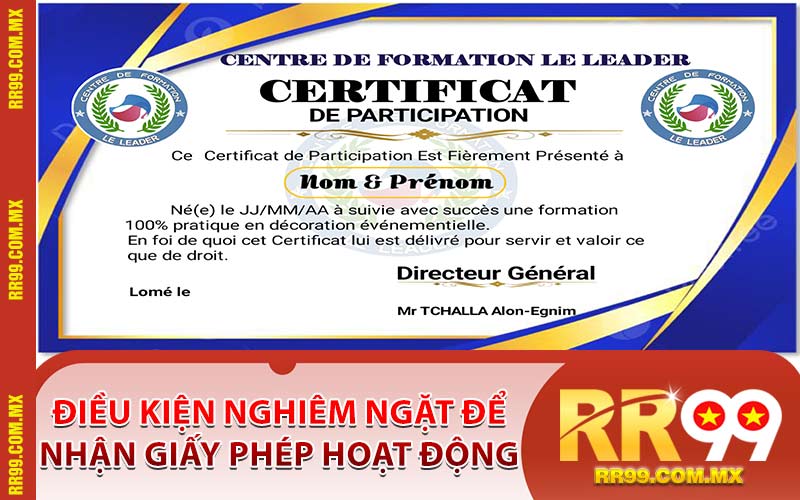 Điều Kiện Nghiêm Ngặt Để Nhận Giấy Phép Hoạt Động